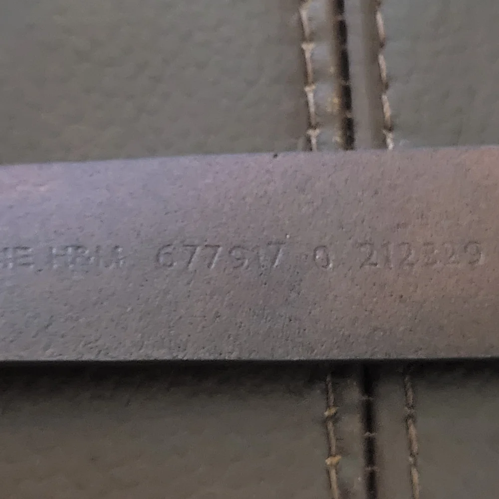 XL H&M Sweden Brown Distressed Leather Belt for Men